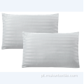 Conjunto de cama de folha de microfibra de faixa 2cm